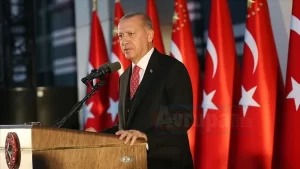 Türkiye Cumhurbaşkanı Recep Tayyip Erdoğan, "Bizim kimsenin tek karış toprağında