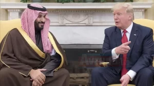 ABD Başkanı Donald Trump, Suudi Arabistan Veliaht Prensi Muhammed bin