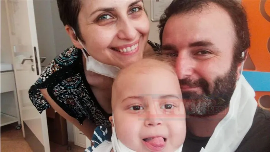Antalya'da annesinden nakledilen yarı uyumlu ilik tutmadığı için babasının iliği
