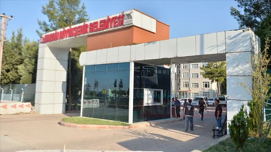 Mardin'de HDP'li Mardin Büyükşehir Belediyesinin işten çıkardığı şehit yakınları, yapılan