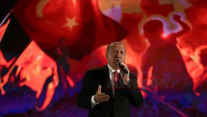Cumhurbaşkanı Erdoğan, Atatürk Havalimanı'ndaki 15 Temmuz Demokrasi ve Milli Birlik
