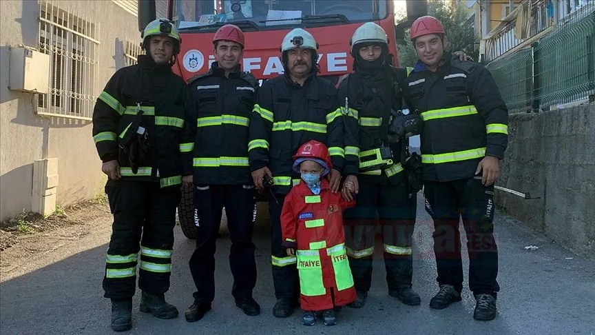Kocaeli'de tedavisi devam eden lösemi hastası 3 yaşındaki Ahmet Eren
