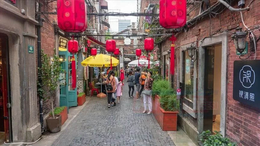 Çin'in ekonomi ve finans merkezi Şanghay'da el yapımı sanat ürünleriyle