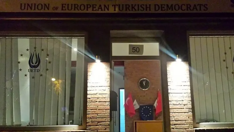 Avrupalı Türk Demokratlar Birliğinin (UETD) Almanya’nın Dinslaken kentindeki şubesine sabaha