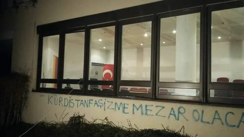 Avrupalı Türk Demokratlar Birliği’nin (UETD) Almanya’nın Münih kentindeki şubesine saldırı