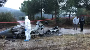 Bursa Valisi Yakup Canbolat, "Osmangazi ilçesinde tek motorlu uçağın düşmesi