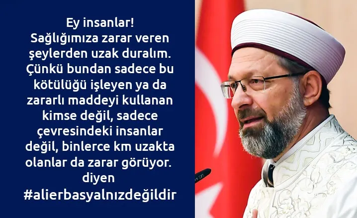 Koronavirüs sürecinde sağlık çalışanları ve hastalar için dua çağrısı yapan