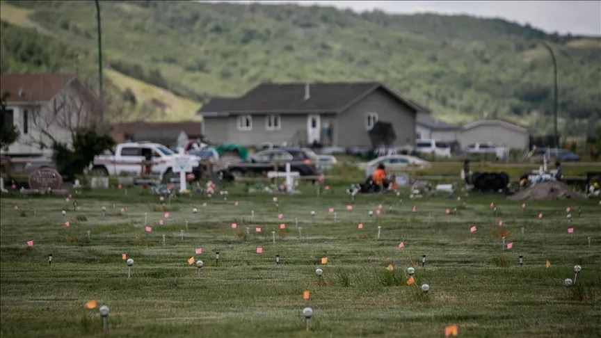 Kanada’nın Saskatchewan eyaletine bağlı Keeseekose First Nation bölgesindeki iki eski