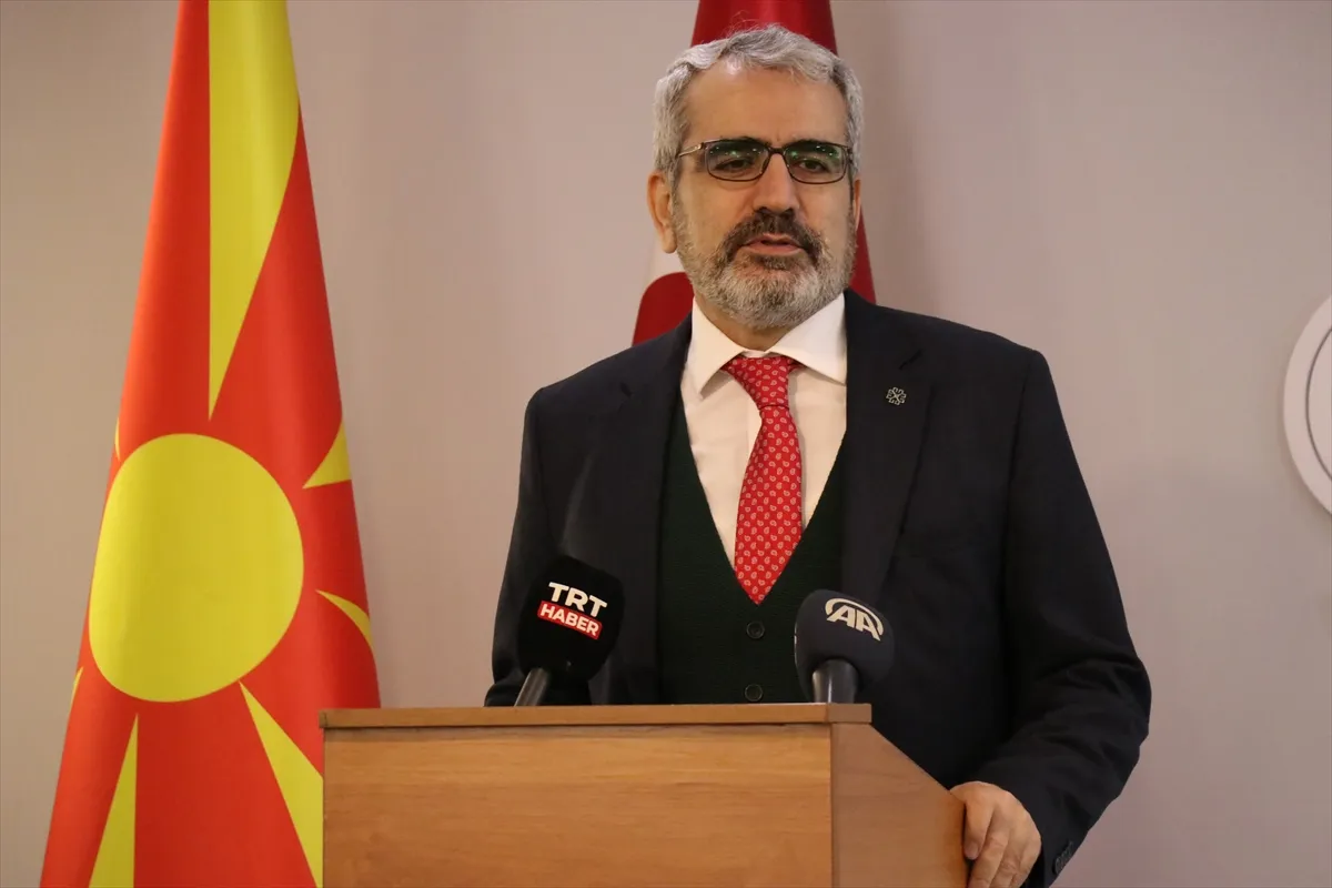  Kuzey Makedonya'nın başkenti Üsküp'te TRT ve Üsküp Yunus Emre