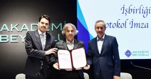 Başkanlığımız, Beyoğlu Belediyesi ve Kültür Kenti Vakfı arasında işbirliği protokolü