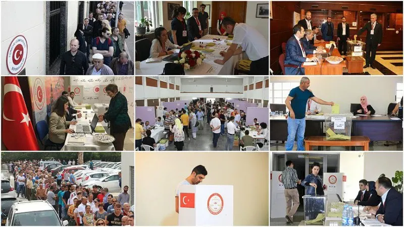Yurt dışında yaşayan Türk vatandaşları, Türkiye'de 24 Haziran'da yapılacak Cumhurbaşkanı