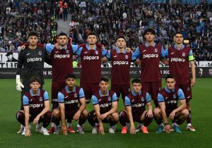 Trabzonspor, UEFA Gençlik Ligi çeyrek finalinde Inter’i 1-0 mağlup ederek