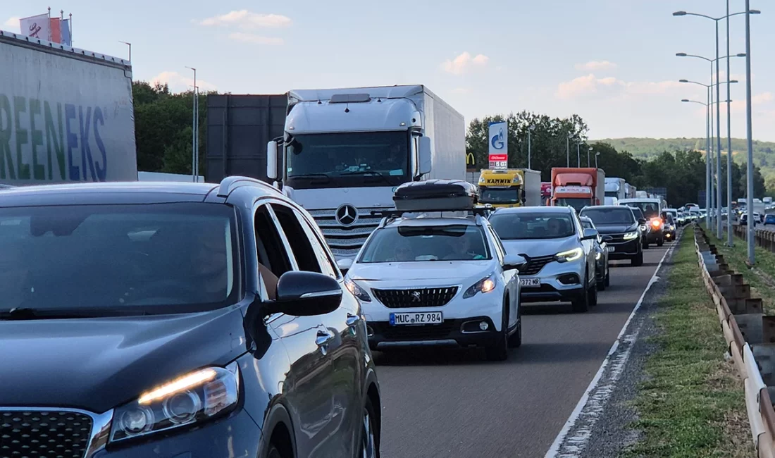 Sırbistan’ın E75 otoyolunda, Velika Plana çıkışı yakınlarında 1 Ağustos 2025