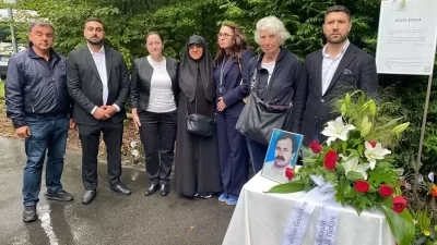 NSU Kurbanı Enver Şimşek 25 Yıl Sonra Anıldı Almanya’nın Nürnberg kentinde, aşırı sağcı “Nasyonal Sosyalist Yeraltı” (NSU) terör